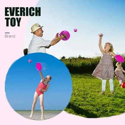 Catch Ball Game for Kids-Toss and Catch Games Lawn Game-Upgraded Purple