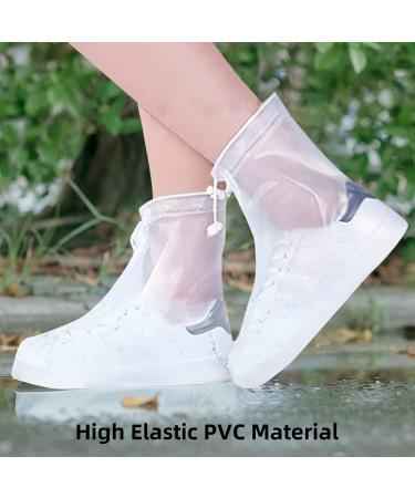 Rain Boot Shoe Covers - PVC Rubber Sole Protectors for Cycling Camping Travel